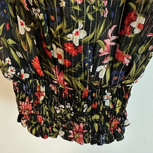 Old Navy Floral Blouse XXL Tall - Picture 4 of 4